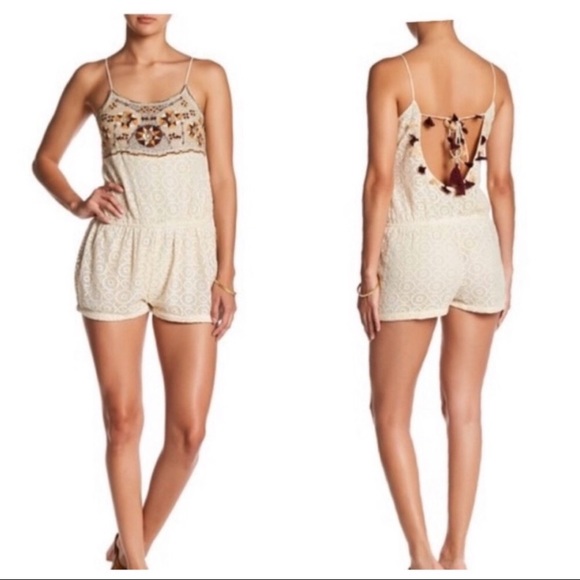Anthropologie Pants - NWOT Anthro Raga Paola Tassel Romper